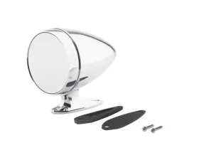 Scott Drake Chrome Bullet Mirror with Short Base and Standard Glass Ford Mustang 1964-1968