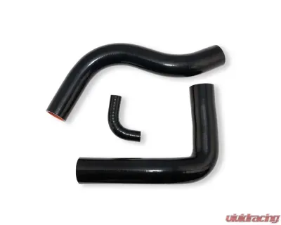 Scott Drake Radiator Hose Set Black Silicone Ford Mustang 1965-1968 - C5ZE-8260-86-BK