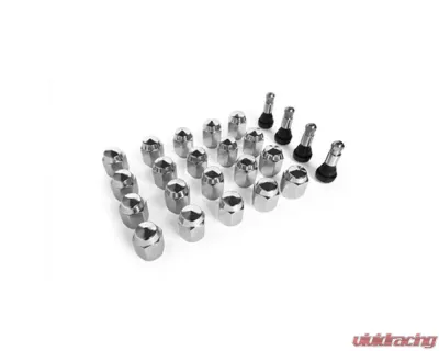 Scott Drake STYLE STEEL RIM LUG NUT KIT ECONOMY - C5ZZ-1012-EKIT