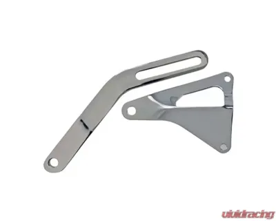 Scottt Drake Alternator Bracket Set 289 & 302 Chrome Ford Mustang | Thunderbird 1963-1979 - C5ZZ-10145-51-K