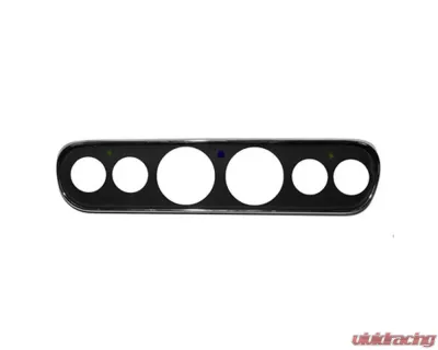 Scott Drake 6 Hole Instrument Bezel Black Ford Mustang 1965-1966 - C5ZZ-10838-6-BK