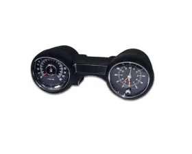 Scott Drake Rally Pac 8K RPM Plain Black No Logo Ford Mustang 1965