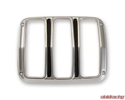 Scott Drake Tail Light Bezels Satin Pair Ford Mustang 1964-1966 - C5ZZ-13489-S