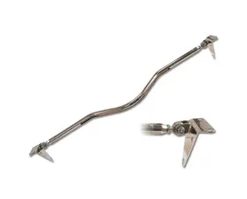 Scott Drake Race Monte Carlo Bar Curved - Stainless Steel Ford Mustang 1965-1966