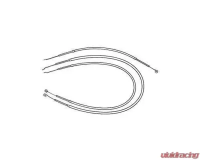 Scott Drake Heater Control Cables Heater Temperature Defroster Ford Mustang 1964-1966 - C5ZZ-18518-52-K