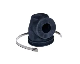 Scott Drake Power Steering Cylinder Boot & Clamp for Ford Mustang 1964-1973, Rubber