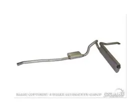 Scott Drake Exhaust 6 cyl. single exhaust system 1.75