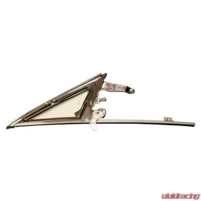Scott Drake Vent Window Frame and Door Glass Run Assembly Left Side Clear Ford Mustang 1964-1966 - C5ZZ-65222405CK