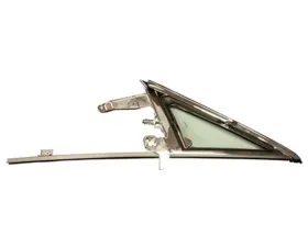 Scott Drake Vent Window Frame and Door Glass Run Assembly Left Side Tinted Ford Mustang 1964-1966