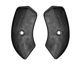 Scottt Drake Seat Hinge Covers Black Ford Mustang 1964-1967