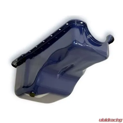 Scott Drake Small Block Painted Oil Pan Blue Ford Mustang 1964-1973 - C5ZZ-6675-B
