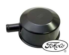 Scott Drake Oil Cap with Tube FOMOCO Logo Black Ford Mustang 1964-1970
