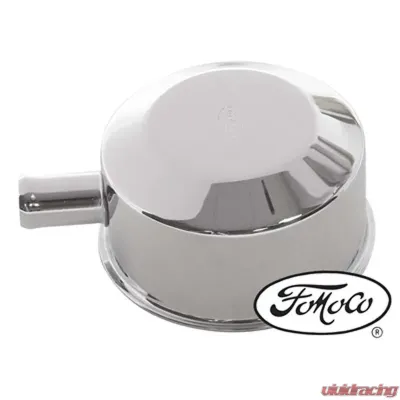 Scott Drake Shelby Oil Cap w/ FoMoCo Logo Chrome Ford Mustang 1965-1967 - C5ZZ-6766-E