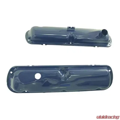 Scott Drake Small Block Valve Covers Blue Ford Mustang 1965-1968 - C5ZZ-6A582-BL