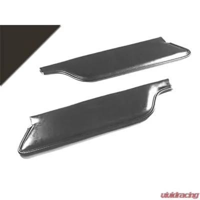 Scott Drake Convertible Sun Visors Black Ford Mustang 1964-1966 - C5ZZ-7604104-BK