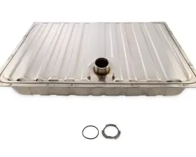 Scott Drake Polished Stainless Steel Fuel Tank with Drain Plug Ford Mustang 1964-1968