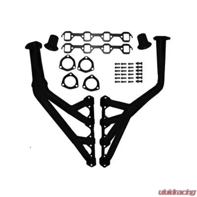 Scott Drake Tri-Y Headers Black Painted Ford Mustang 1964-1968 - C5ZZ-9430-BK