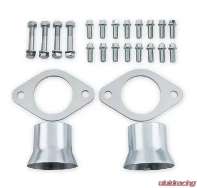 Scott Drake Shorty Header 1-5/8" Silver Ceramic Coated Ford Mustang 1964-1970 - C5ZZ-9430-CC-SH
