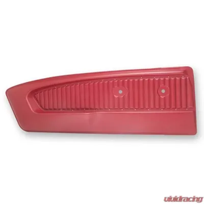 Scott Drake Deluxe Door Panels Bright Red Ford Mustang 1965 - C5ZZ65239423RDP