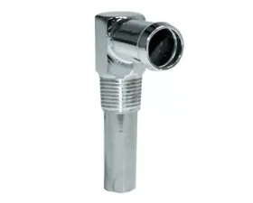 Scott Drake Heater Hose Elbow Small Block Chrome Plated Ford Mustang 1964-1973