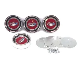 Scott Drake Falcon/Fairlane Styled Steel HubCap Set Ford Fairlane | Falcon 1966
