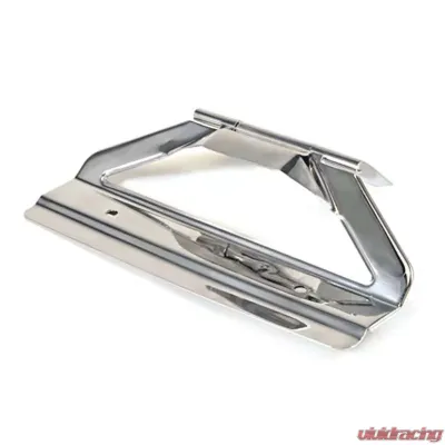 Scott Drake License Plate Frame Polished Stainless Steel Ford Bronco 1966-1977 - C6TZ-13585-S