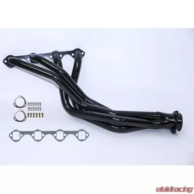 Scott Drake 289/302 Hi-temp Black Long Tube Headers Ford Bronco 1966-1977 - C6TZ-9430-BKHT