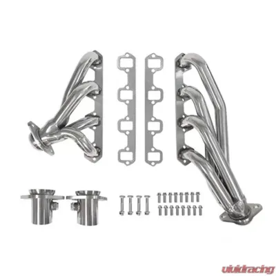 Scott Drake Shorty Headers Stainless Steel Ford Bronco 1966-1977 - C6TZ-9430-SS-SH