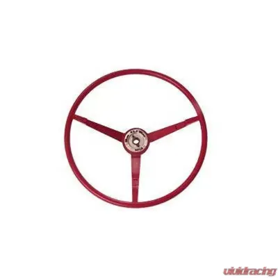 Scott Drake Standard Steering Wheel Dark Red Ford Mustang 1966 - C6ZZ-3600-DR