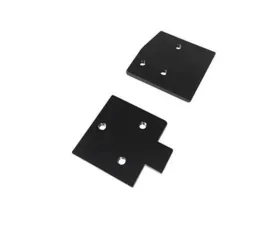 Scott Drake Door Hinge Mounting Plates for Late Mustang Ford Mustang 1965-1966