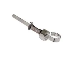 Scott Drake Power Steering Pump Dipstick Chrome for 1967 Ford Mustang, FoMoCo Logo