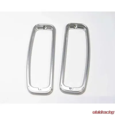 Scott Drake Tail Light Bezels Billet Ford Bronco 1966-1977 - C7TZ-99279A6-7B