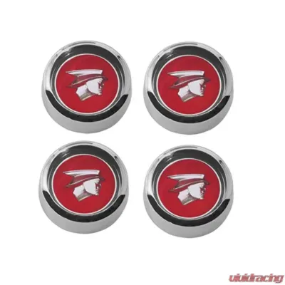 Scott Drake Magnum Hub Cap Red Ford Mustang 1967-1968 - C7WY-1130-RD