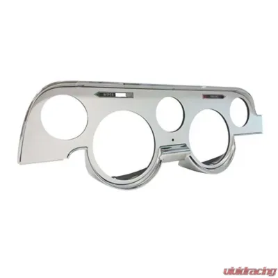 Scott Drake Custom Instrument Bezel Brushed Aluminum Ford Mustang 1967-1968 - C7ZZ-10838-AL