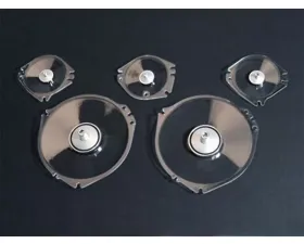 Scott Drake Dash Bezel Lens Set 5 Pieces Ford Mustang 1967-1968