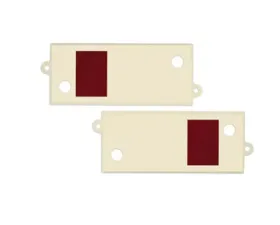 Scott Drake Deluxe Door Light Lens Pair Ford Mustang 1967