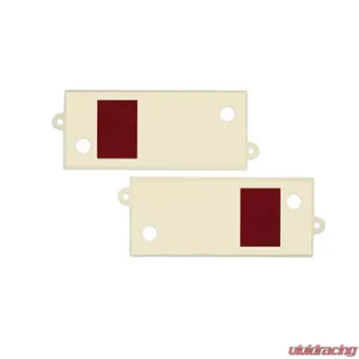 Scott Drake Deluxe Door Light Lens Pair Ford Mustang 1967 - C7ZZ-13731-B