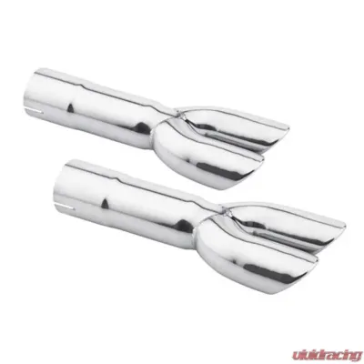 Scott Drake Hi-Flow GT Exhaust Tips 2.25" Stainless Steel Ford Mustang 1967-1969 - C7ZZ-5258-GT2