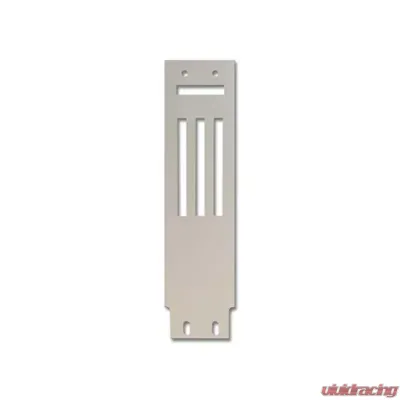 Scott Drake Dash Panel Heater Control Plate Insert Brushed Aluminum Ford Mustang 1967 - C7ZZ-6504410-HC