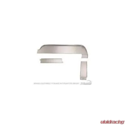 Scott Drake Deluxe Dash Panels with Aluminum 3 Piece Ford Mustang 1967 - C7ZZ-6504410-KR