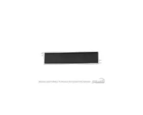 Scott Drake Center Dash Panel Black Ford Mustang 1967-1968