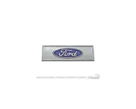 Scott Drake Sill Plate Emblem Ford Logo Blue Ford Mustang 1967-1973