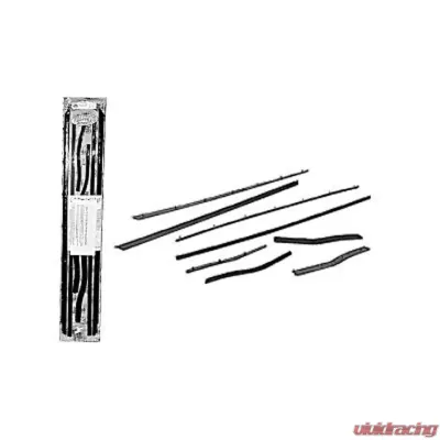 Scott Drake Window Channel Strip Set Ford Mustang 1967-1968 - C7ZZ-6521458-9S
