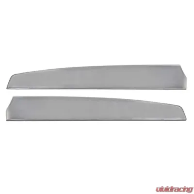 Scott Drake Deluxe Door Panel Inserts - Brushed Aluminum Ford Mustang 1967 - C7ZZ-65237A223N