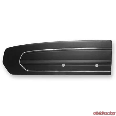 Scott Drake Standard Door Panels Black Ford Mustang 1967 - C7ZZ-65239423BK