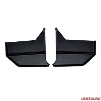 Scott Drake Convertible Kick Panels Black Ford Mustang 1967-1968 - C7ZZ-76023445BK