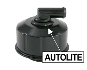 Scott Drake Closed Emissions Oil Cap Black Ford Mustang 1968-1970
