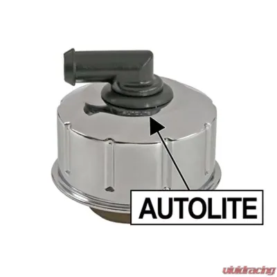 Scott Drake Closed Emissions Oil Cap Chrome Finish Ford Mustang 1968-1970 - C8AZ-6766-B