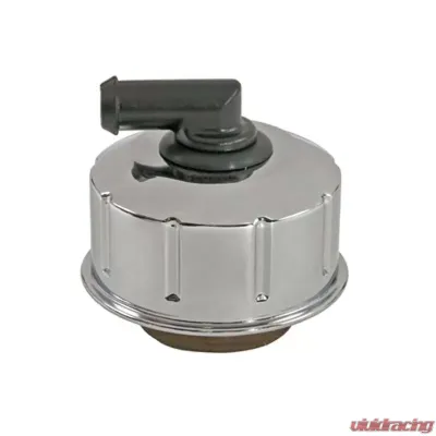 Scott Drake Chrome oil cap w/o logo Ford Mustang 1968-1970 - C8AZ-6766-BR