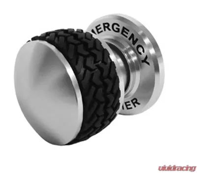 Scott Drake Emergency Flasher Bezel and Knob Billet Ford Bronco 1966-1973 - C8TZ-10852-EBL
